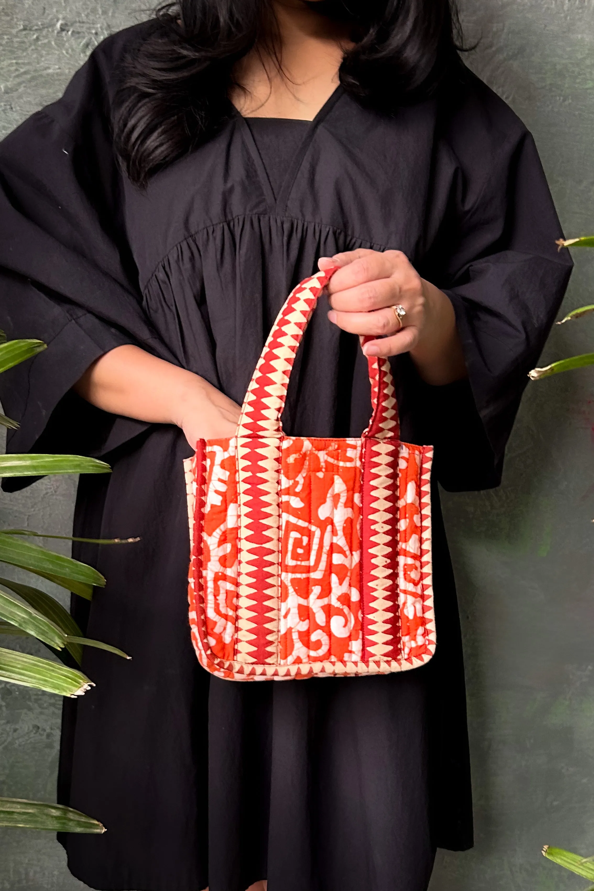 Vibrant Ember Mini Tote