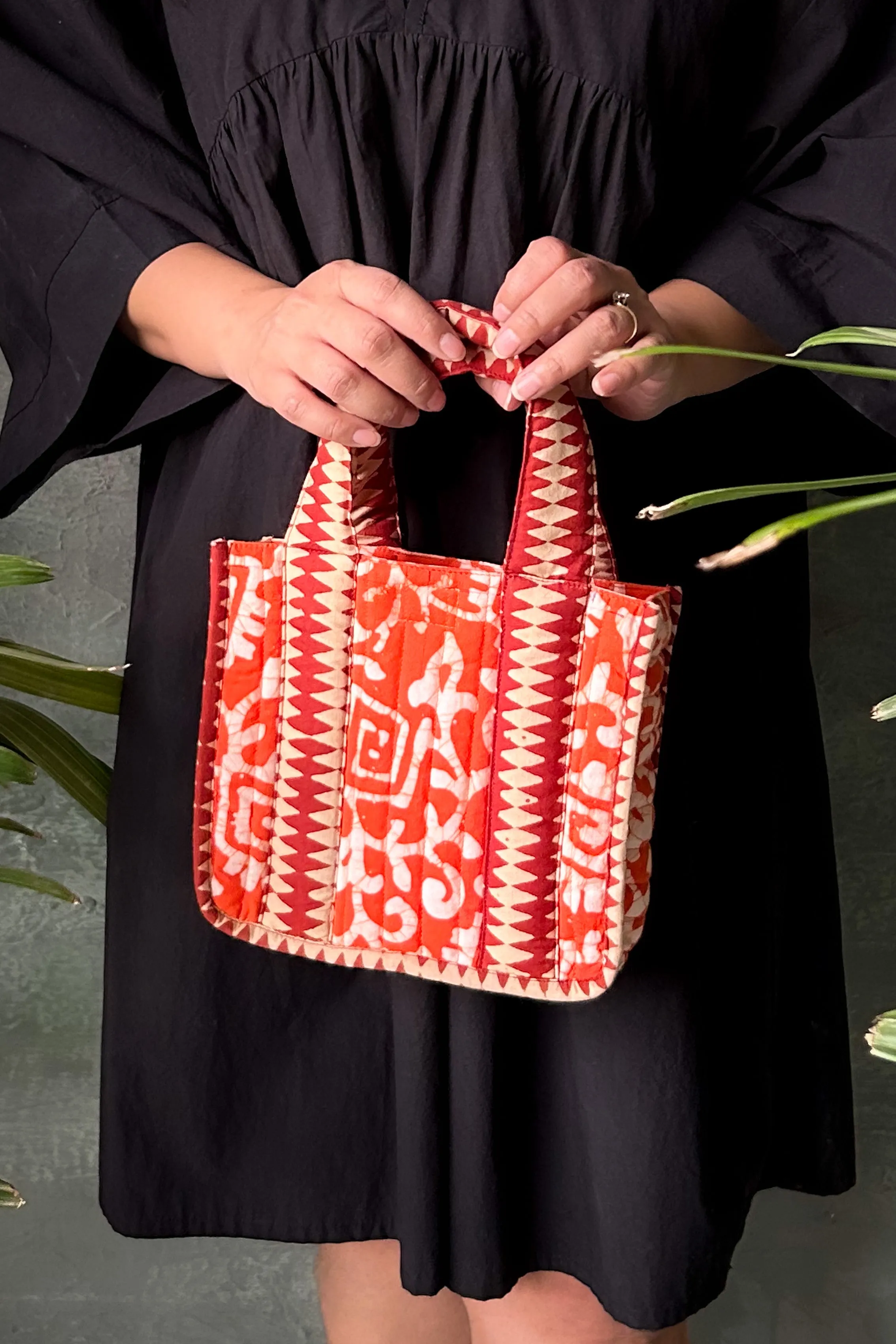Vibrant Ember Mini Tote