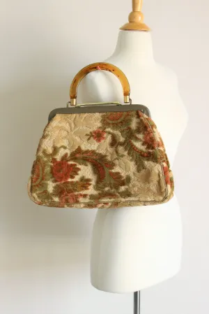 Vintage 1960s Carpetbag Purse, JR ( Julius Resnick) USA