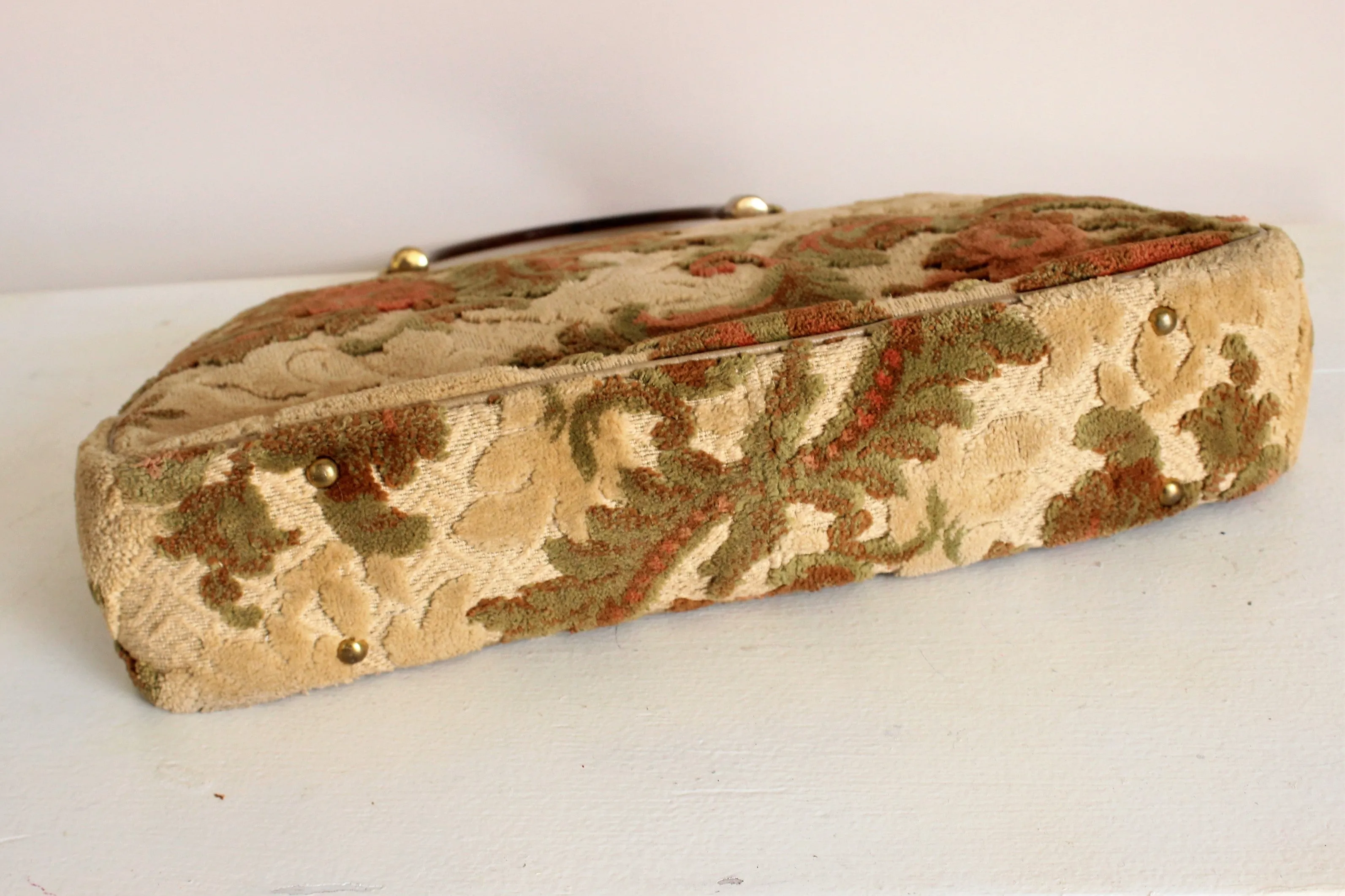 Vintage 1960s Carpetbag Purse, JR ( Julius Resnick) USA