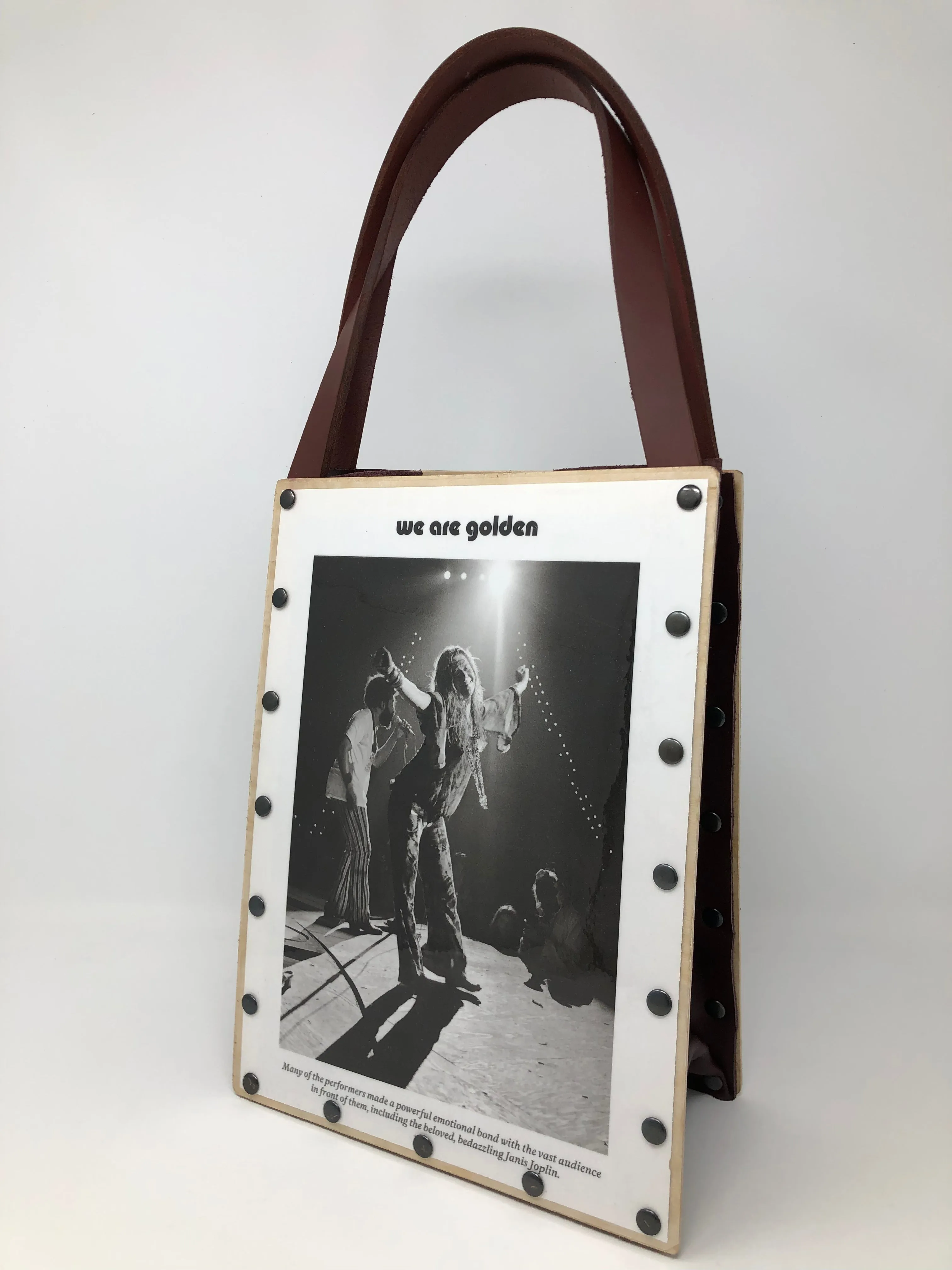 Vintage Graphics Magazine Purse - Woodstock Janis Joplin