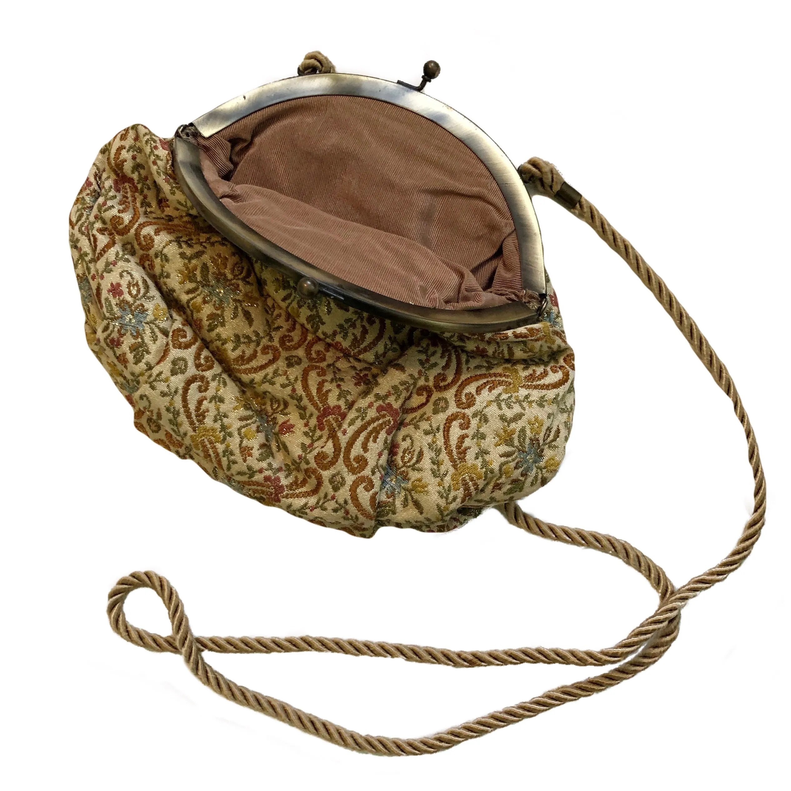 VINTAGE TAPESTRY CROSSBODY BAG