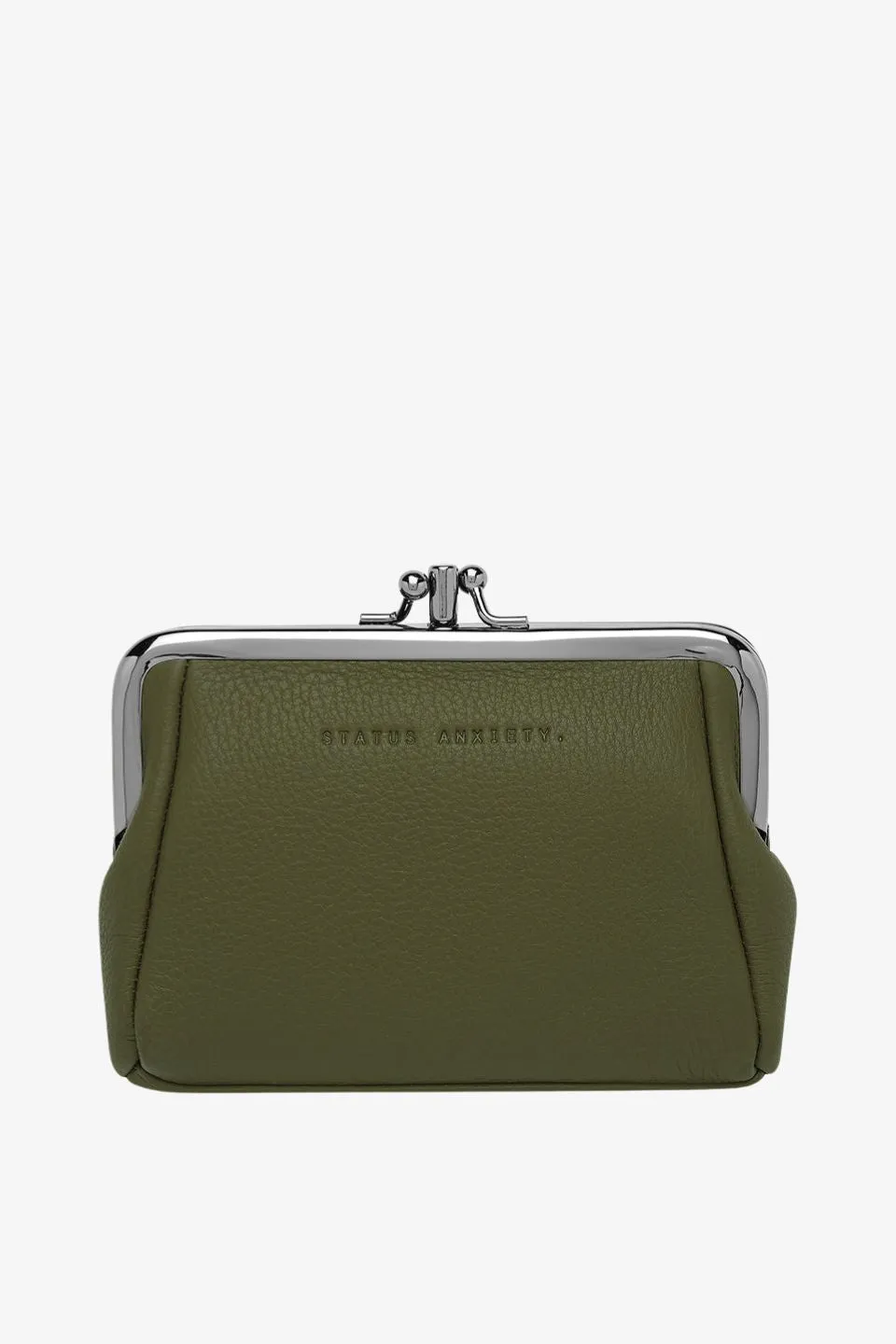 Volatile Khaki Clip Purse
