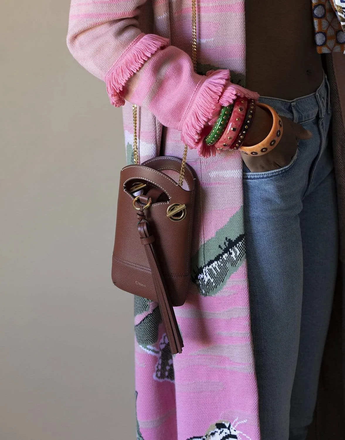 Walden Leather Small Phone Pouch Bag