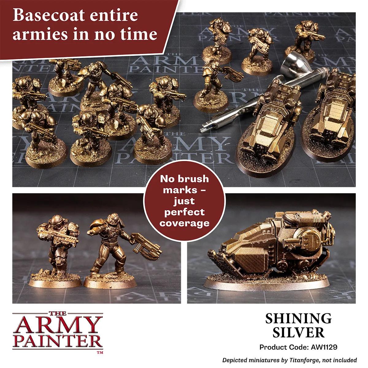 Warpaints Air Metallics: Shining Silver