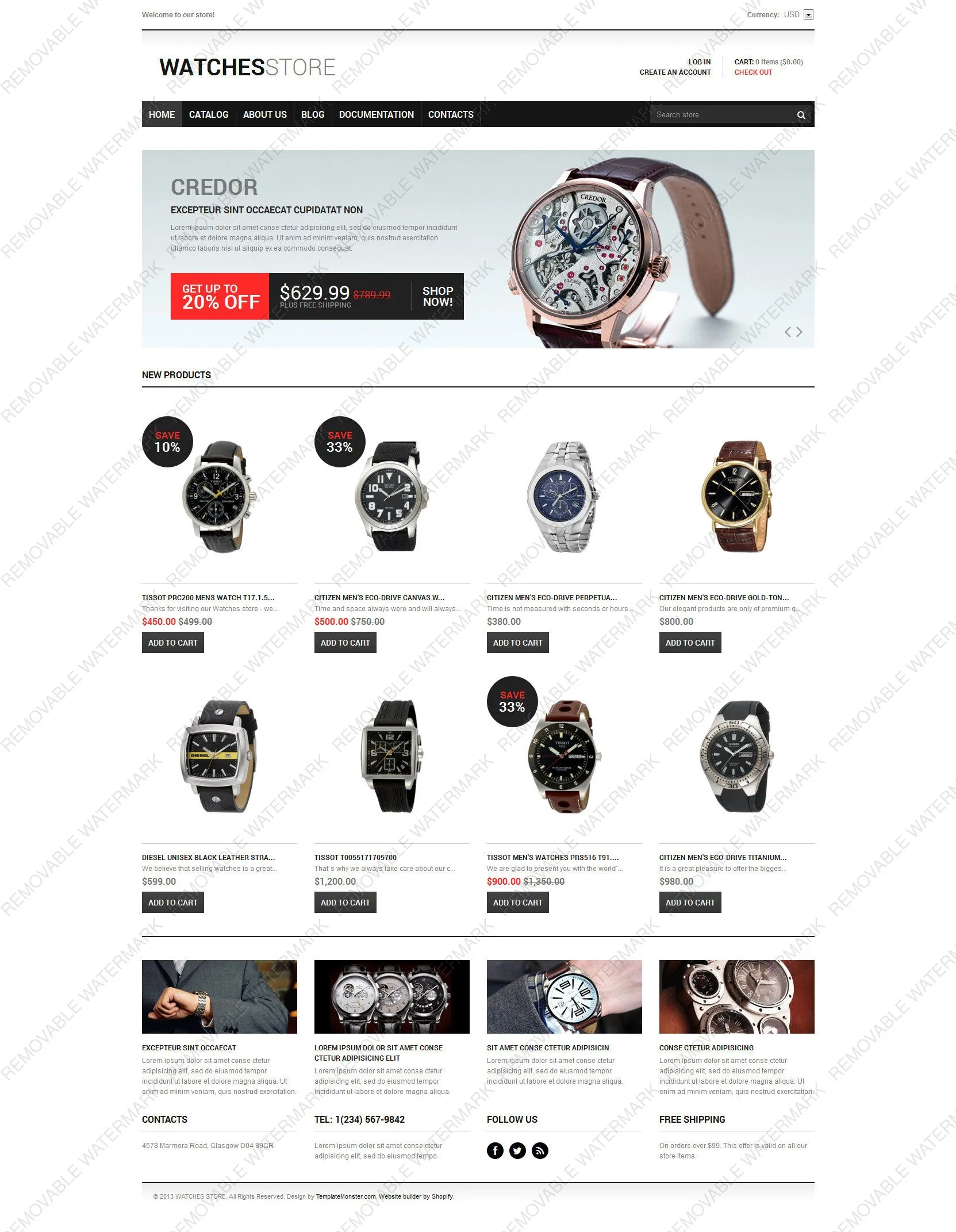 Watches Responsive Shopify Theme