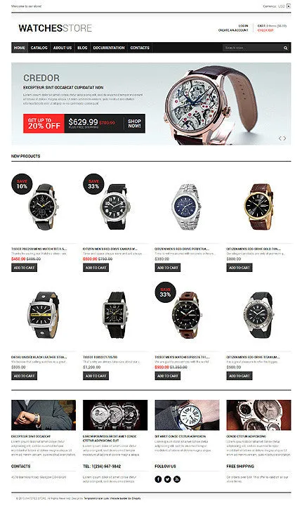 Watches Responsive Shopify Theme
