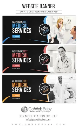 Website Banners - Medical Services For Website Marketing