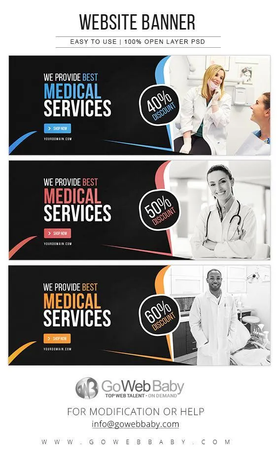 Website Banners - Medical Services For Website Marketing