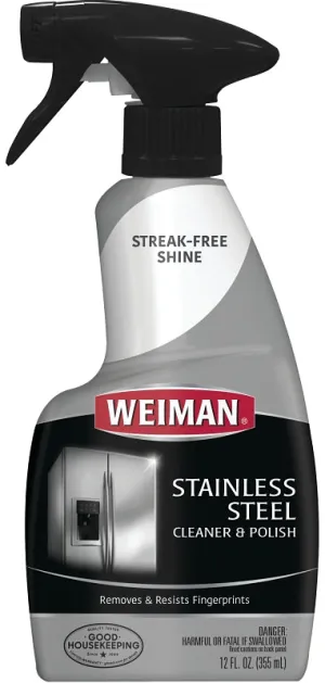 Weiman 76 Cleaner and Polish, 12 oz Bottle, Liquid, Floral, White :EA: QUANTITY: 1