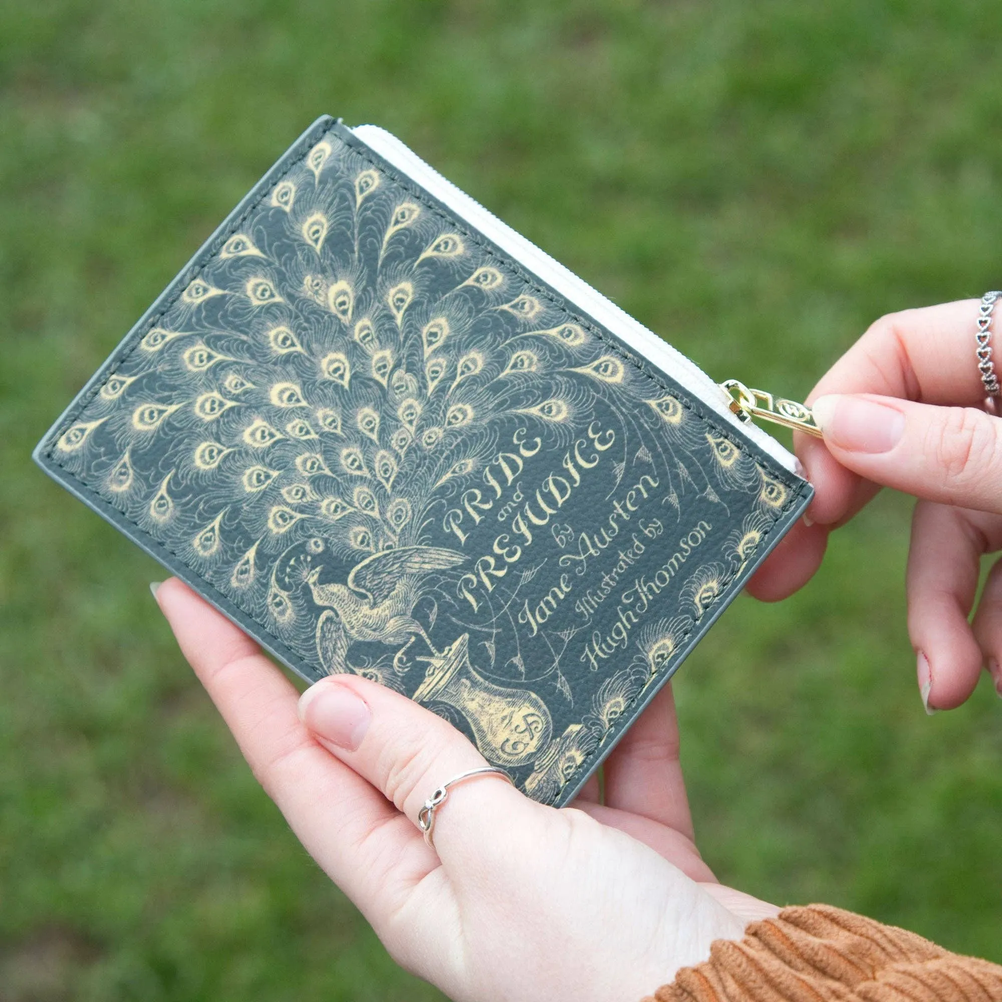 Well Read Company - Pride and Prejudice Green Book Coin Purse Wallet