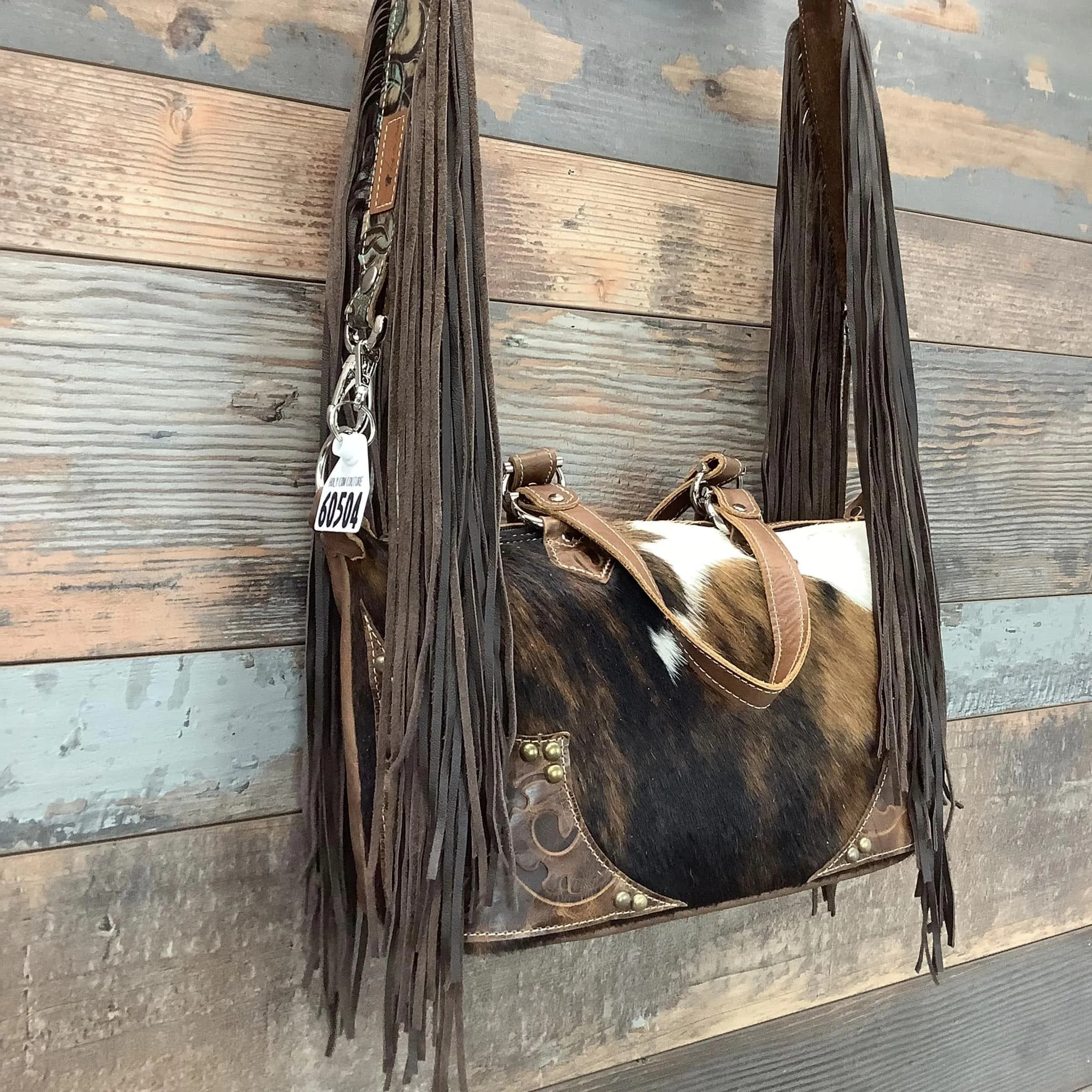 Western Mini Leather Fringe Strap 36" #60504
