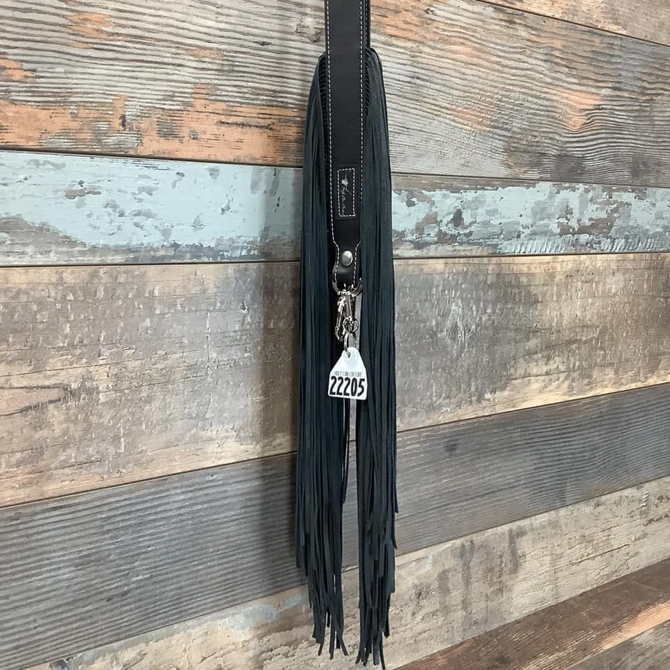 Western Mini Leather Fringe Strap 48" #22205