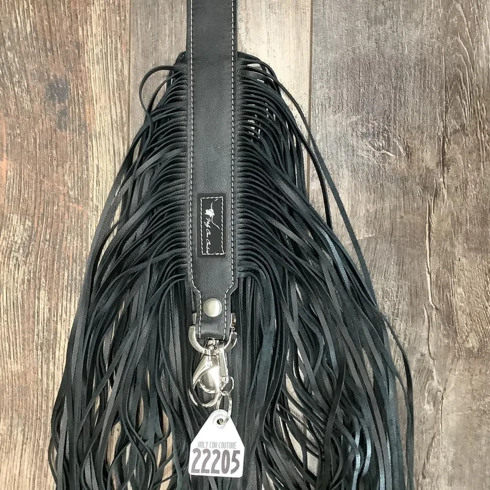 Western Mini Leather Fringe Strap 48" #22205