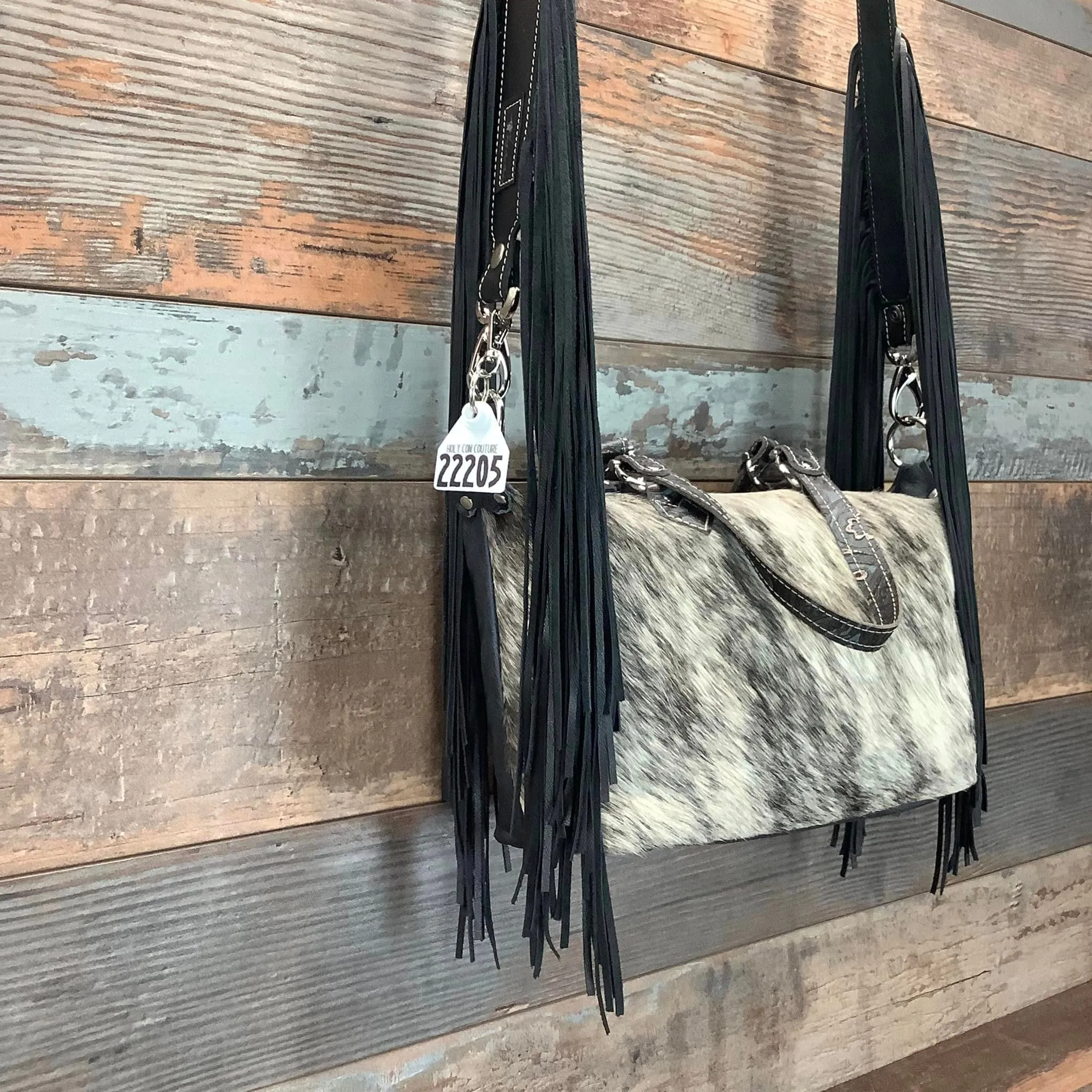 Western Mini Leather Fringe Strap 48" #22205