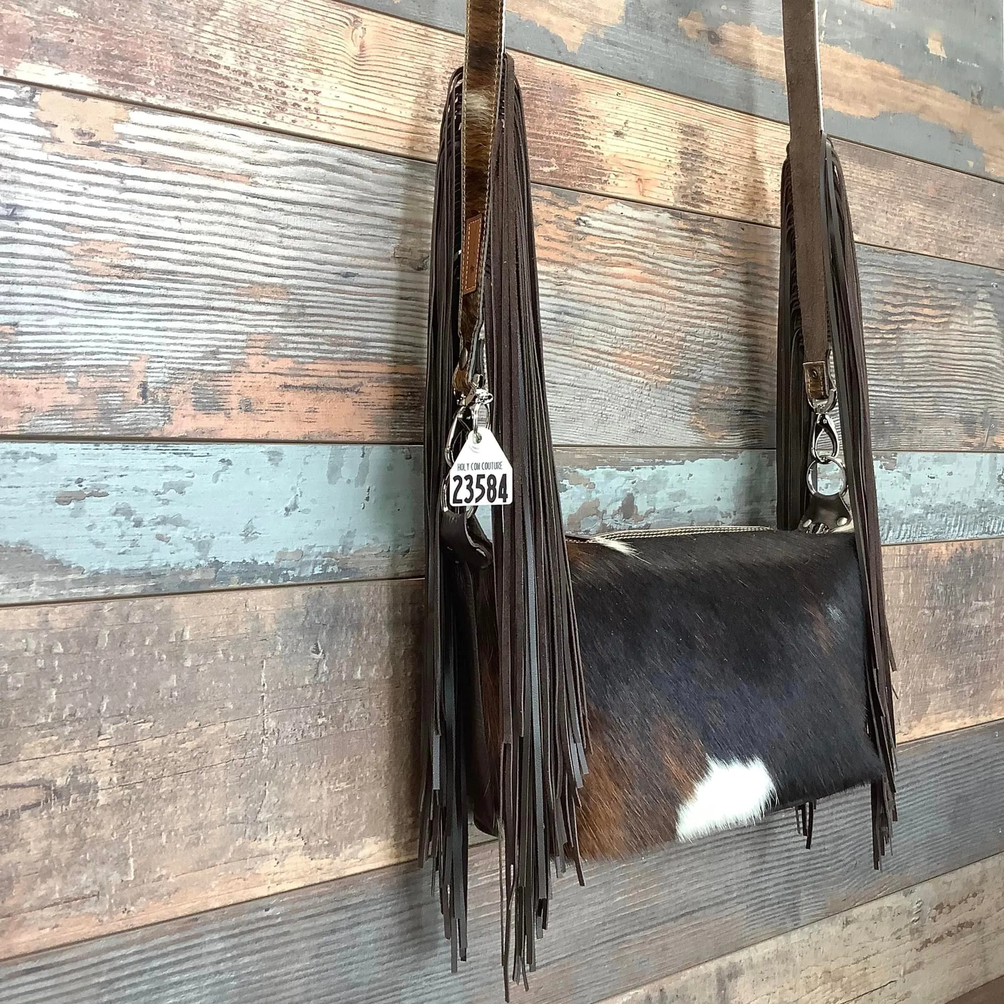 Western Mini Leather Fringe Strap 48" #23584