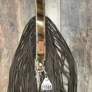 Western Mini Leather Fringe Strap 48" #23584