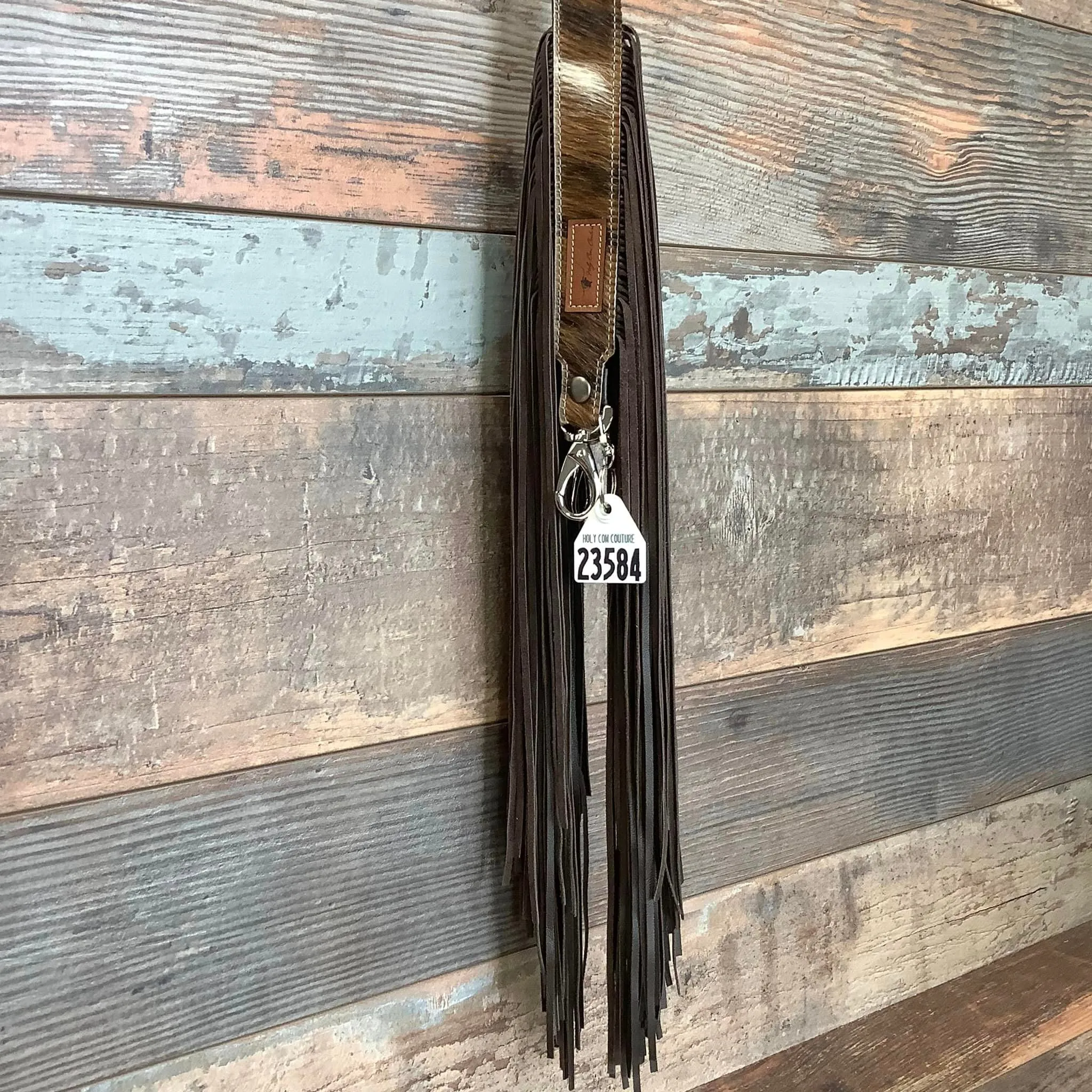 Western Mini Leather Fringe Strap 48" #23584