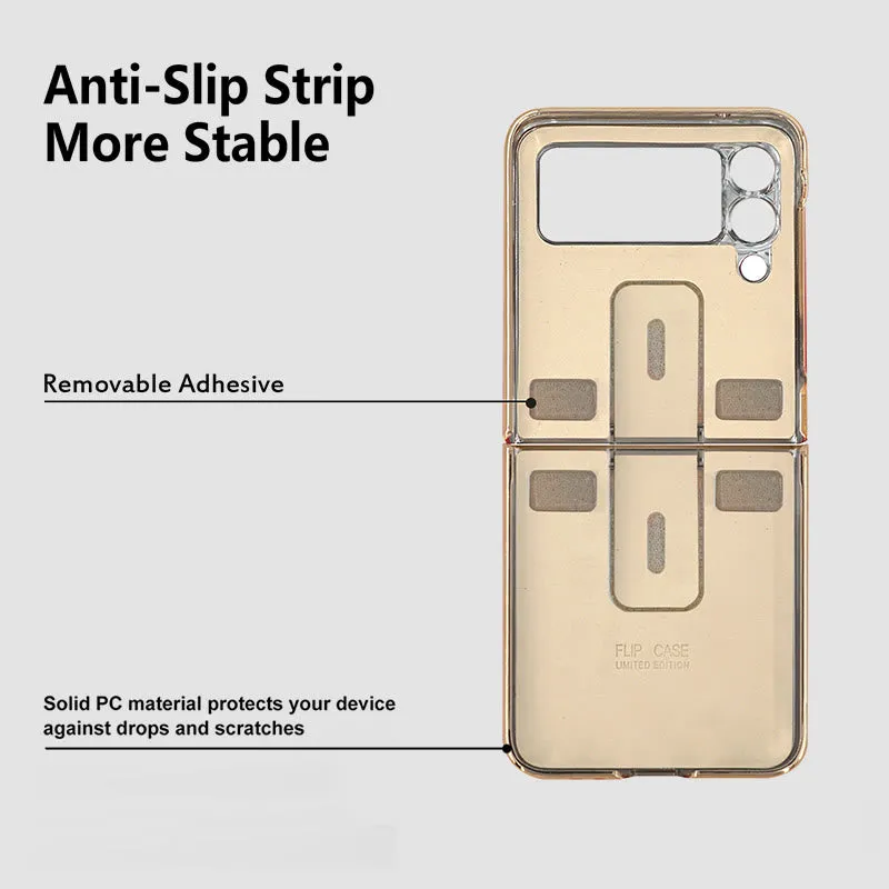 Z Premium Leather Back Scratch Resistant Shockproof Flip Folding Strap Diamond Ring Phone Case
